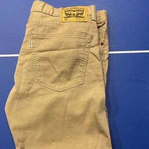 Levi  505 - Men's Tan Jeans 36x34